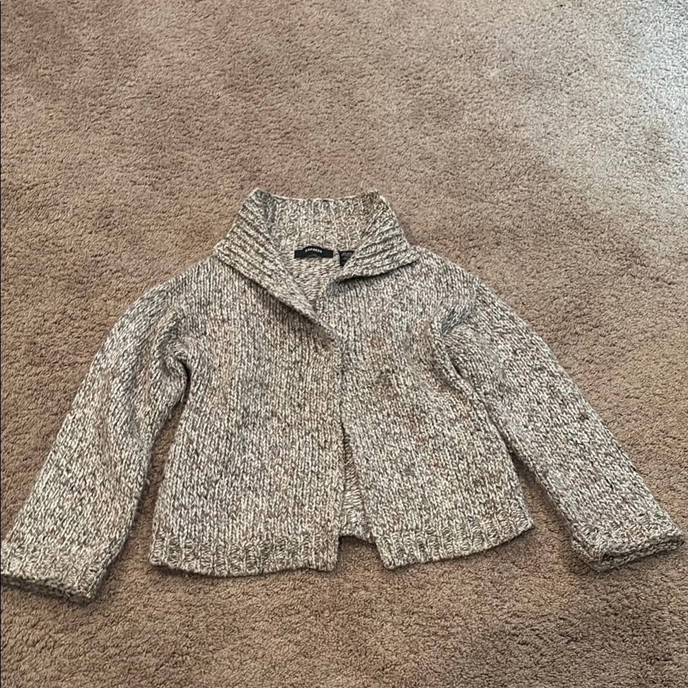 Express brownish tan Textured Knit Sweater